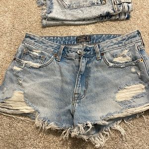 Abercrombie & Fitch distressed shorts size 28